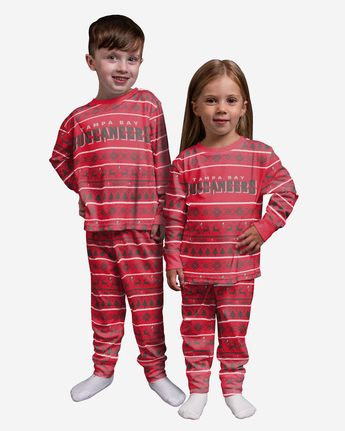 Tampa Bay Buccaneers Toddler Family Holiday Pajamas FOCO 2T - FOCO.com