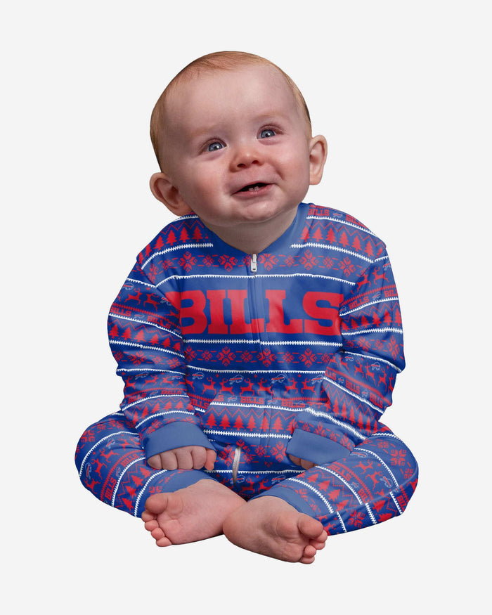 Buffalo Bills Infant Family Holiday Pajamas FOCO 12 mo - FOCO.com