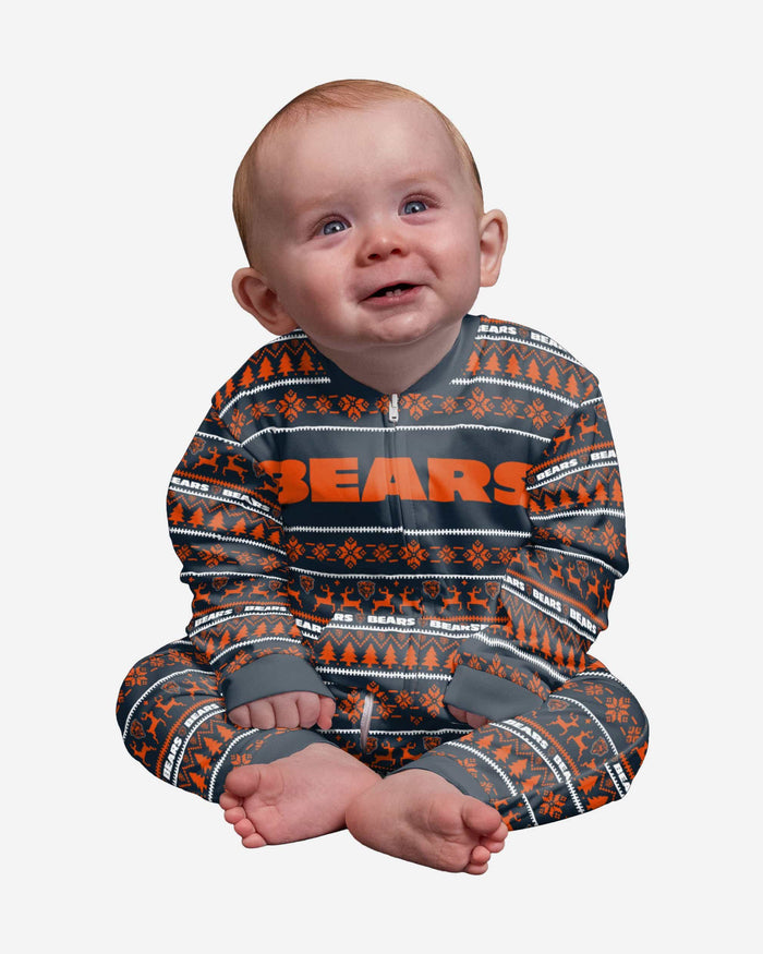 Chicago Bears Infant Family Holiday Pajamas FOCO 12 mo - FOCO.com