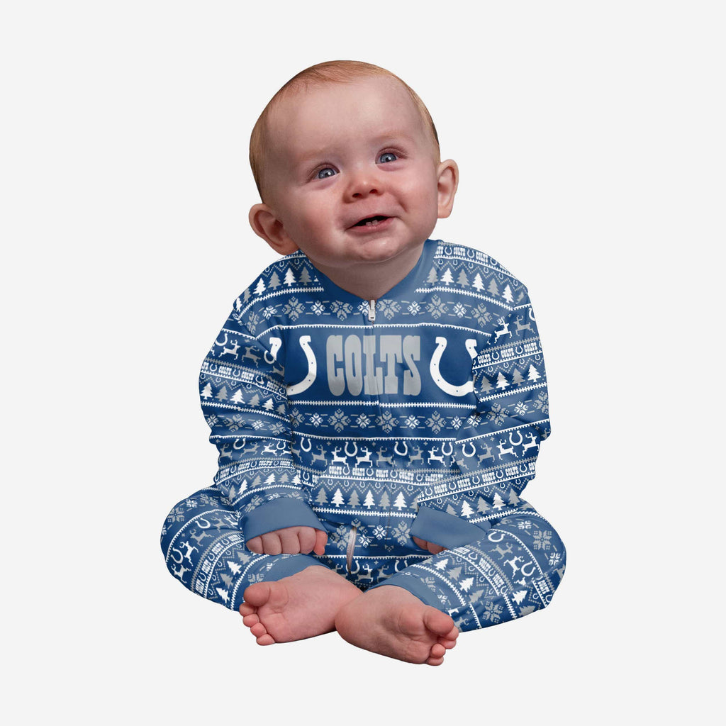 Indianapolis Colts Infant Family Holiday Pajamas FOCO 12 mo - FOCO.com