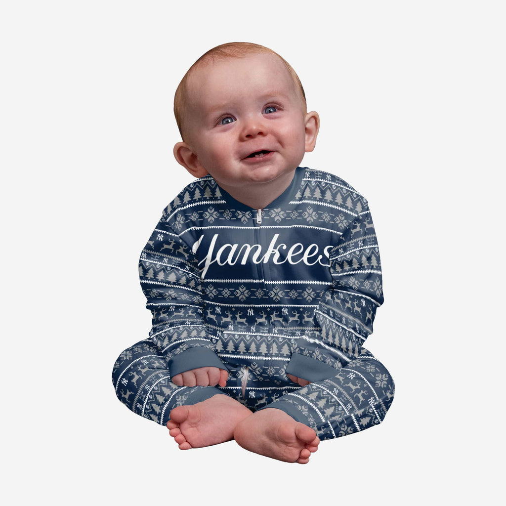 New York Yankees Infant Family Holiday Pajamas FOCO 12 mo - FOCO.com