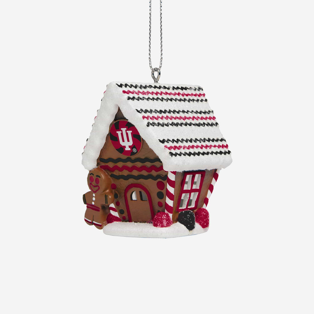 Indiana Hoosiers Gingerbread House Ornament FOCO - FOCO.com