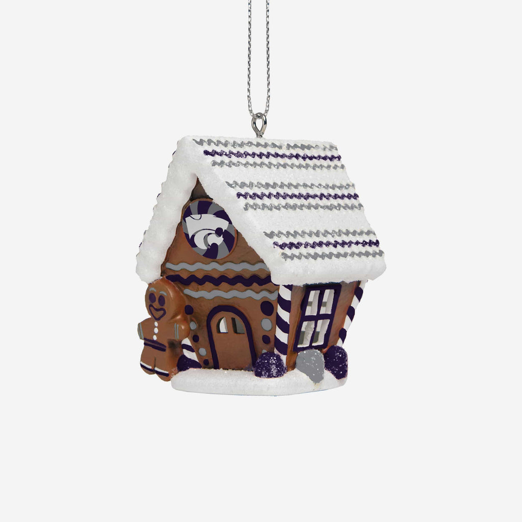 Kansas State Wildcats Gingerbread House Ornament FOCO - FOCO.com