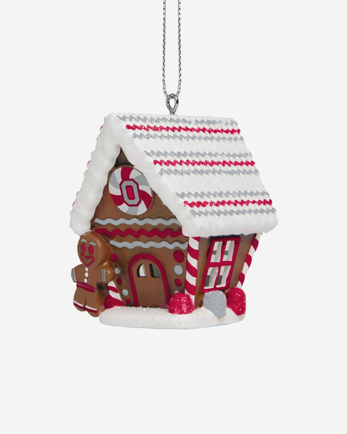 Ohio State Buckeyes Gingerbread House Ornament FOCO - FOCO.com