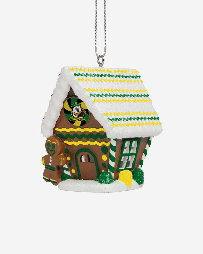 Oregon Ducks Gingerbread House Ornament FOCO - FOCO.com