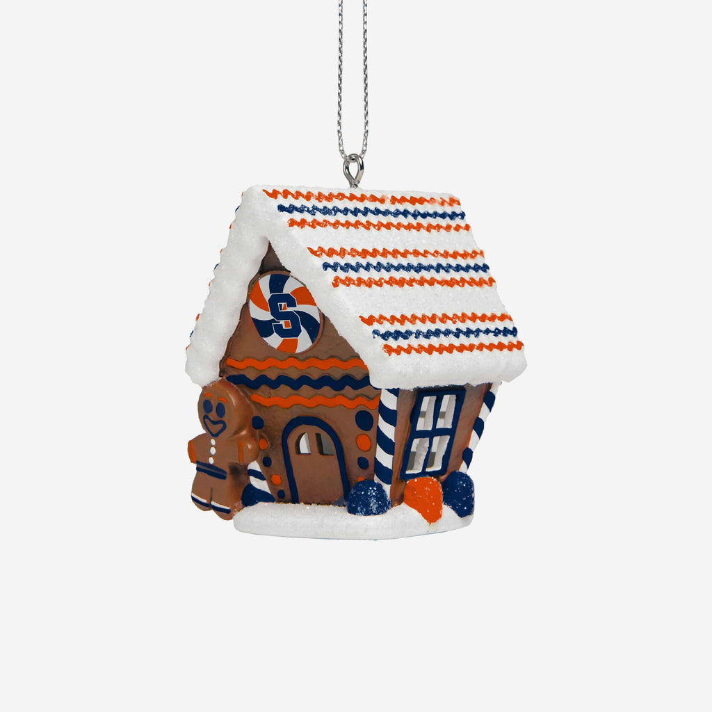 Syracuse Orange Gingerbread House Ornament FOCO - FOCO.com
