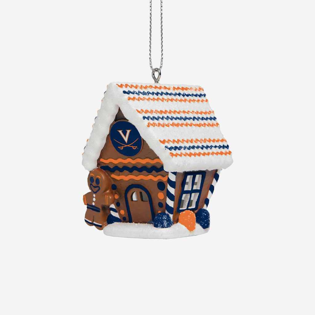 Virginia Cavaliers Gingerbread House Ornament FOCO - FOCO.com