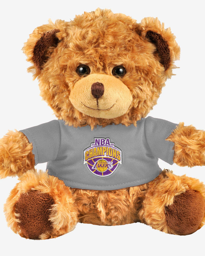 Los Angeles Lakers 2020 NBA Champions Trophy Seated Shirt Bear FOCO - FOCO.com