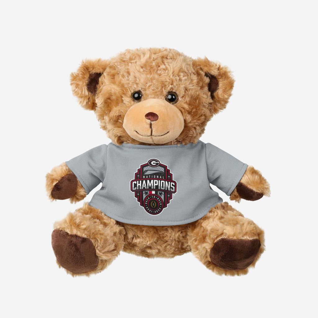 Georgia Bulldogs 2022 Football National Champions Seated Shirt Bear FOCO - FOCO.com