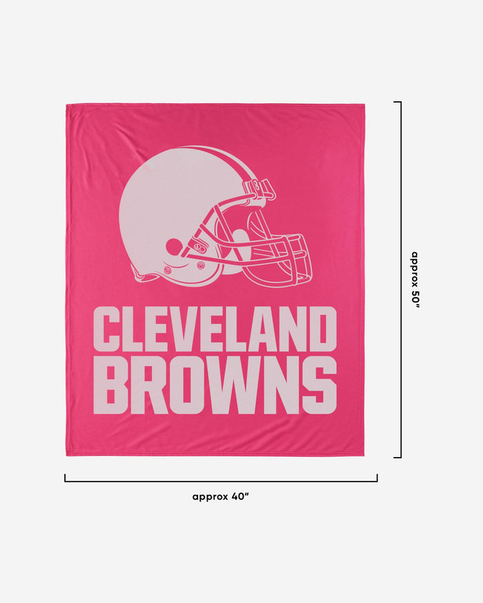 Cleveland Browns Throw Blanket With Plush Unicorn FOCO - FOCO.com