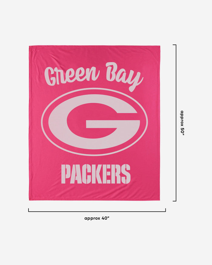 Green Bay Packers Throw Blanket With Plush Unicorn FOCO - FOCO.com