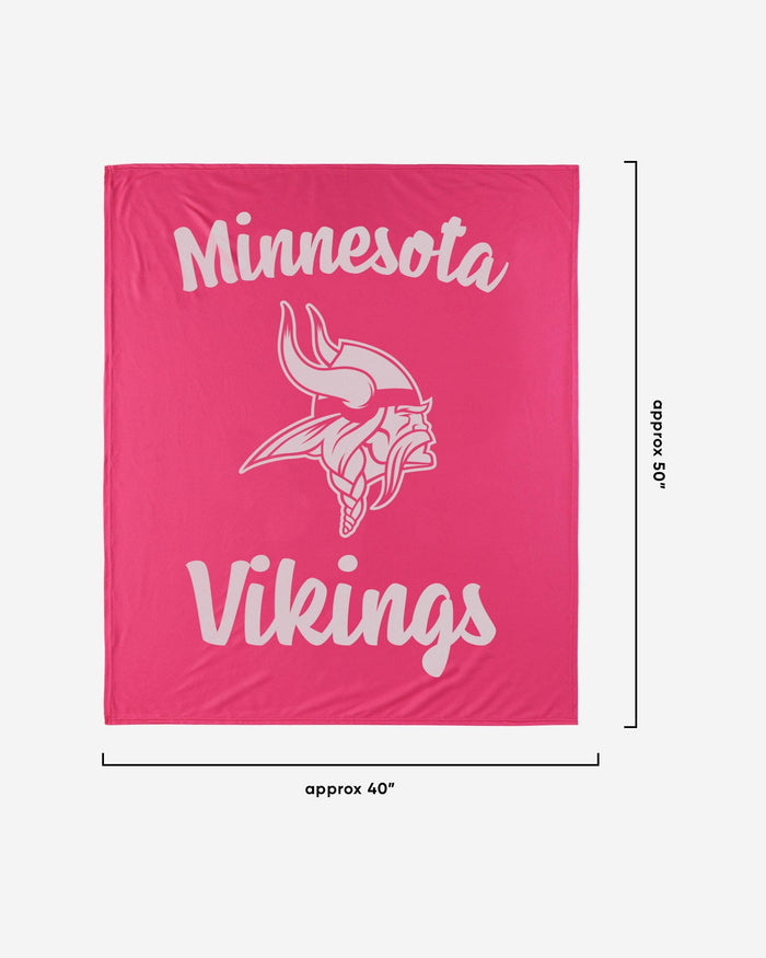 Minnesota Vikings Throw Blanket With Plush Unicorn FOCO - FOCO.com