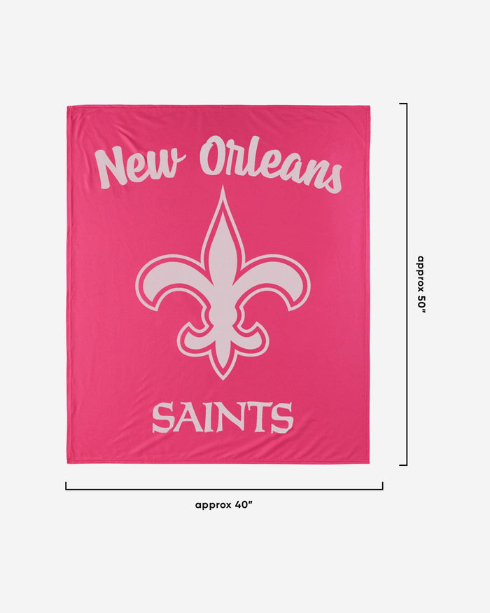New Orleans Saints Throw Blanket With Plush Unicorn FOCO - FOCO.com
