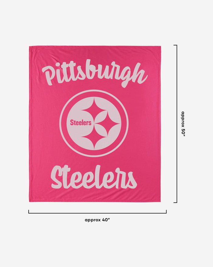 Pittsburgh Steelers Throw Blanket With Plush Unicorn FOCO - FOCO.com