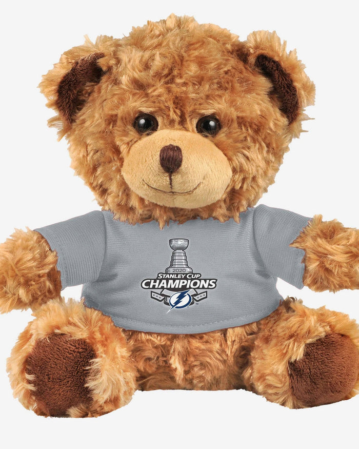 Tampa Bay Lightning 2020 Stanley Cup Champions Trophy Seated Shirt Bear FOCO - FOCO.com