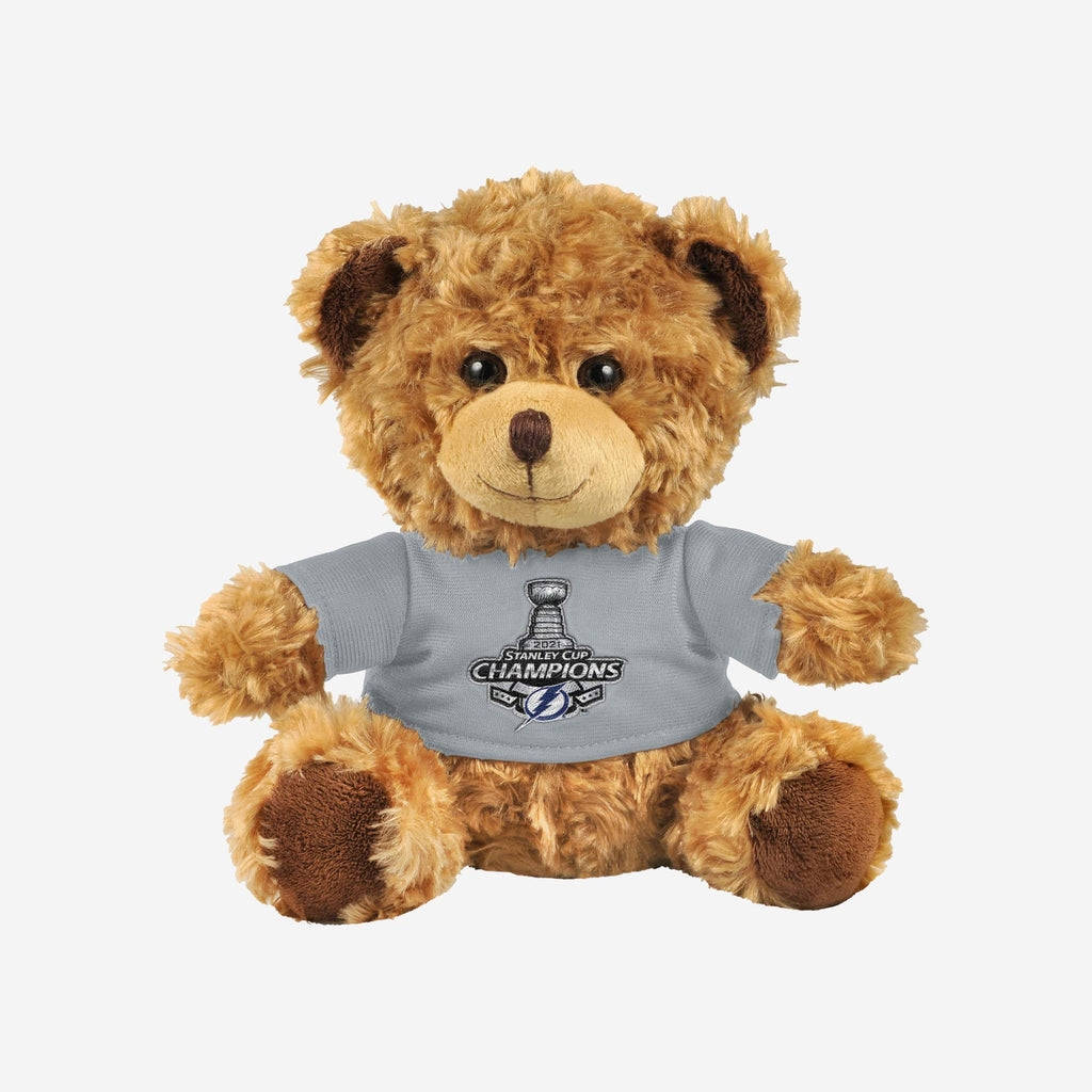Tampa Bay Lightning 2021 Stanley Cup Champions Seated Shirt Bear FOCO - FOCO.com