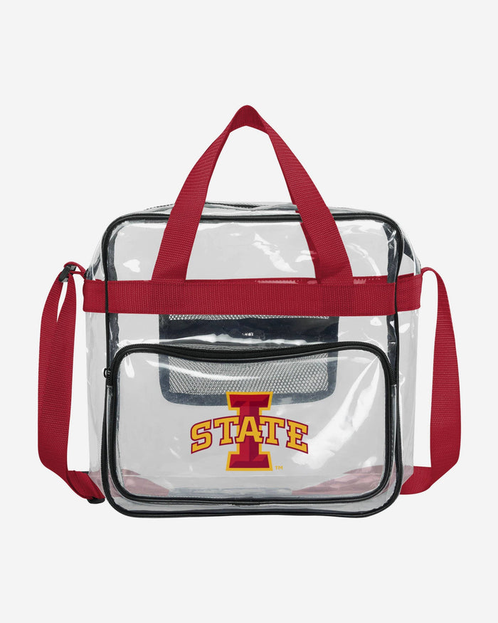 Iowa State Cyclones Clear High End Messenger Bag FOCO - FOCO.com