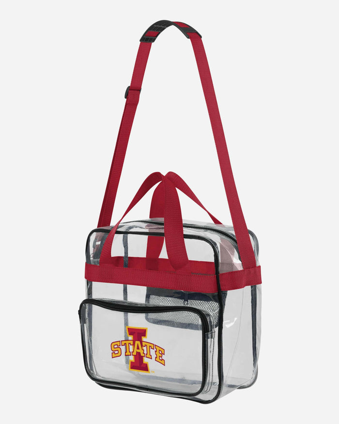 Iowa State Cyclones Clear High End Messenger Bag FOCO - FOCO.com