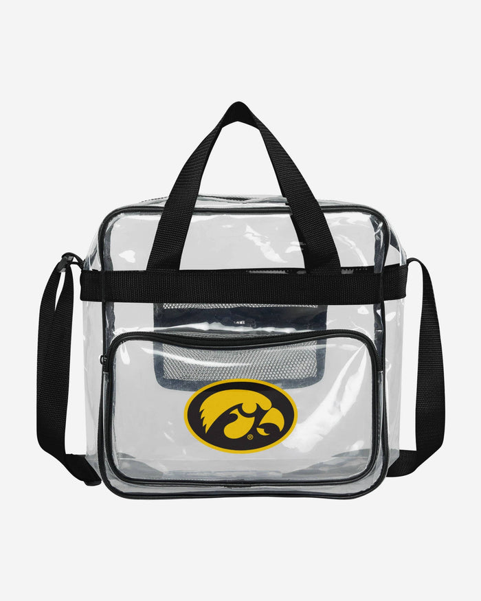 Iowa Hawkeyes Clear High End Messenger Bag FOCO - FOCO.com