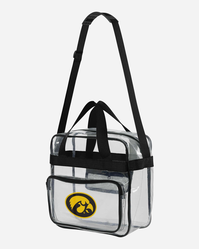 Iowa Hawkeyes Clear High End Messenger Bag FOCO - FOCO.com