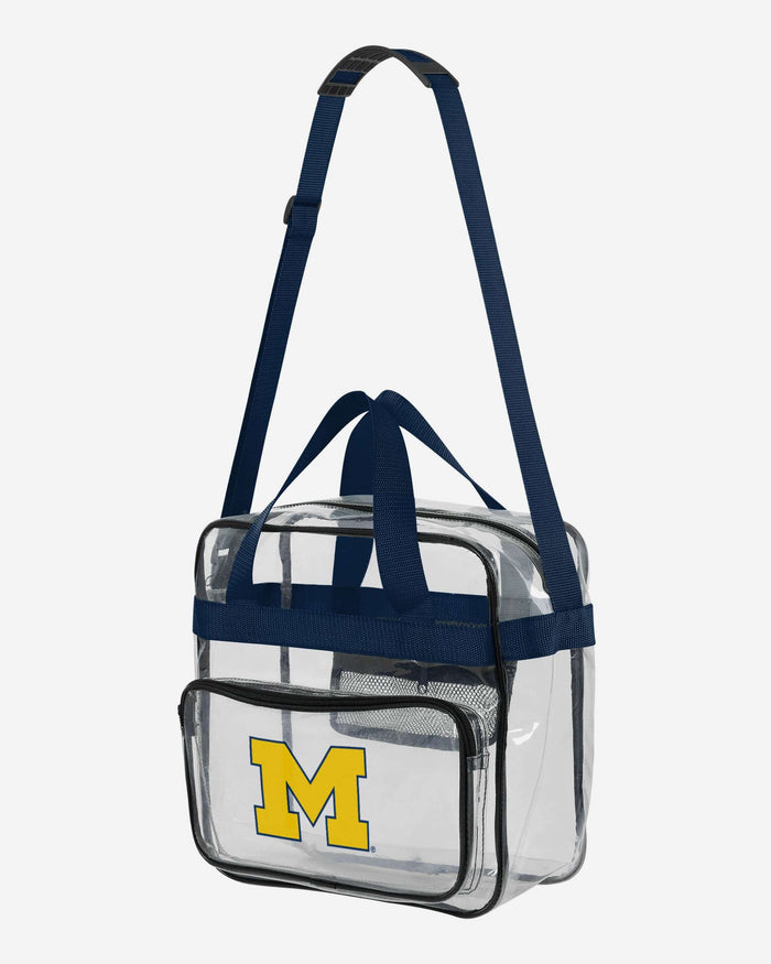 Michigan Wolverines Clear Messenger Bag FOCO - FOCO.com