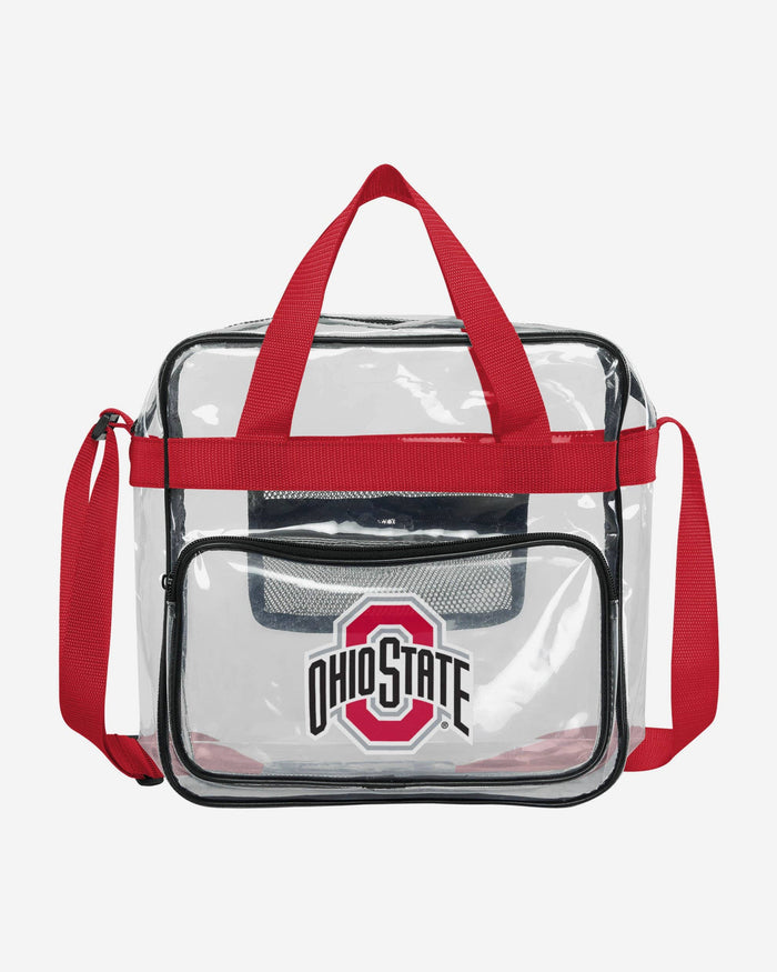 Ohio State Buckeyes Clear Messenger Bag FOCO - FOCO.com