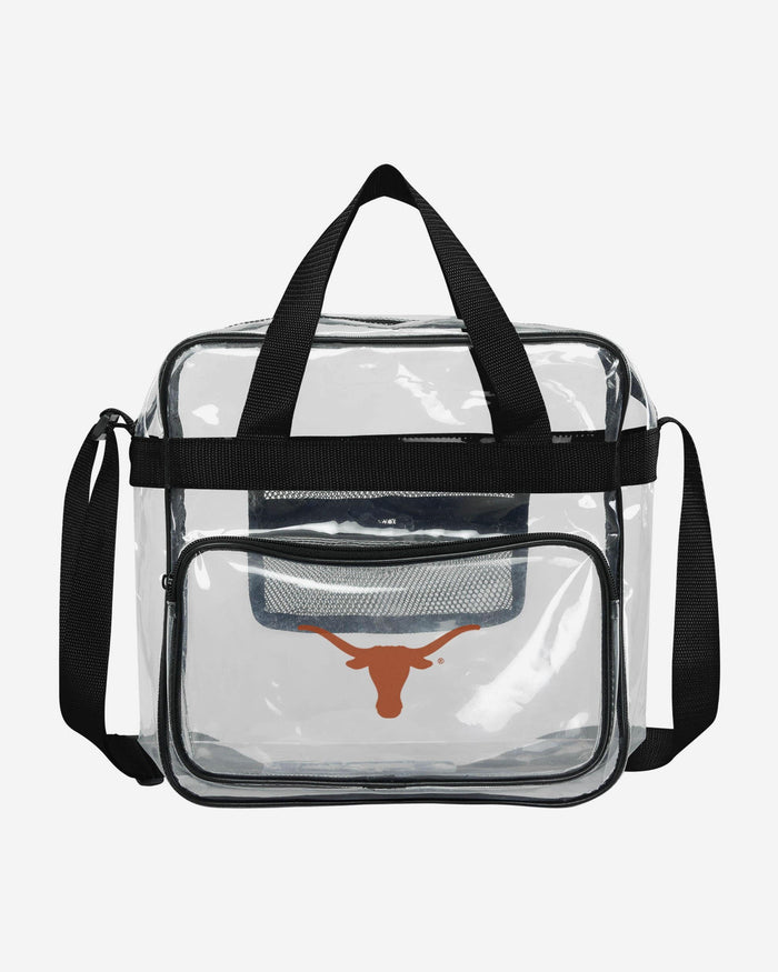 Texas Longhorns Clear High End Messenger Bag FOCO - FOCO.com