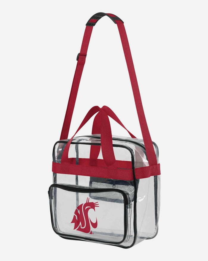 Washington State Cougars Clear High End Messenger Bag FOCO - FOCO.com