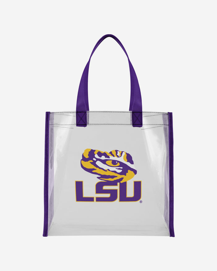 LSU Tigers Clear Reusable Bag FOCO - FOCO.com