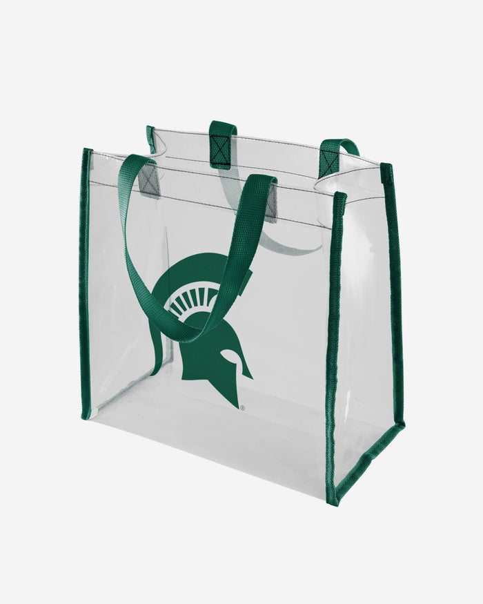 Michigan State Spartans Clear Reusable Bag FOCO - FOCO.com
