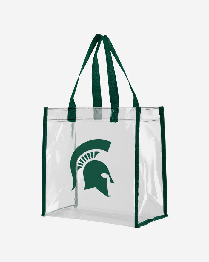Michigan State Spartans Clear Reusable Bag FOCO - FOCO.com