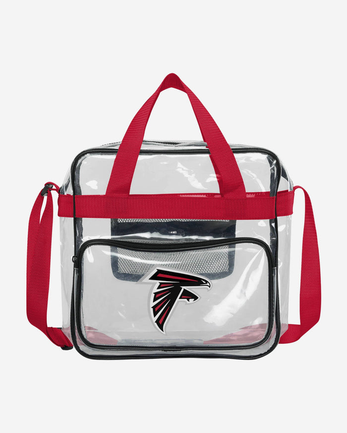 Atlanta Falcons Clear High End Messenger Bag FOCO - FOCO.com