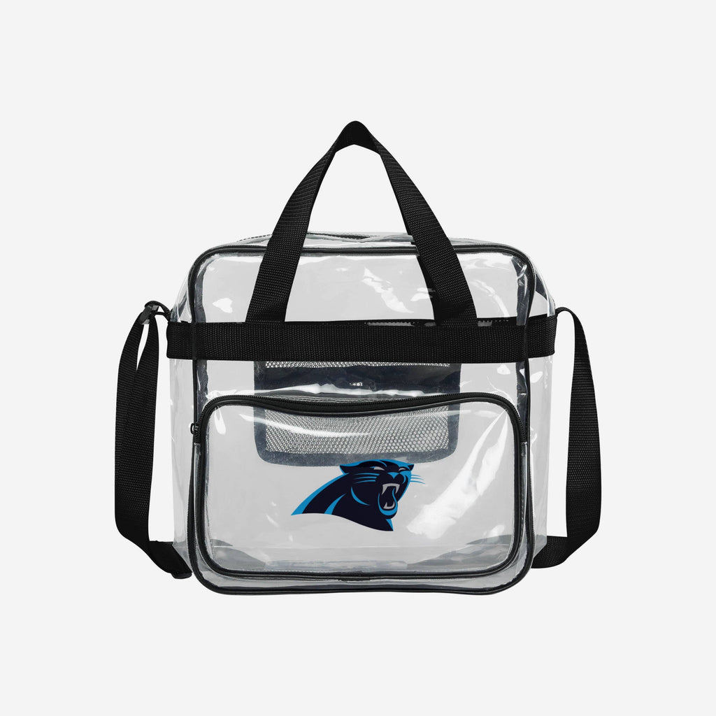 Carolina Panthers Clear High End Messenger Bag FOCO - FOCO.com