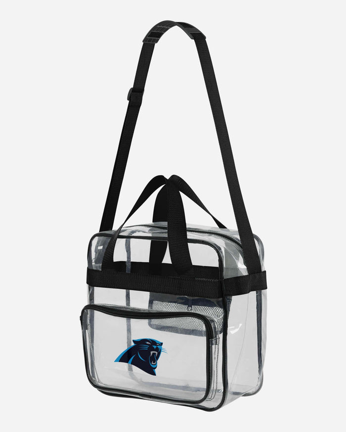 Carolina Panthers Clear High End Messenger Bag FOCO - FOCO.com