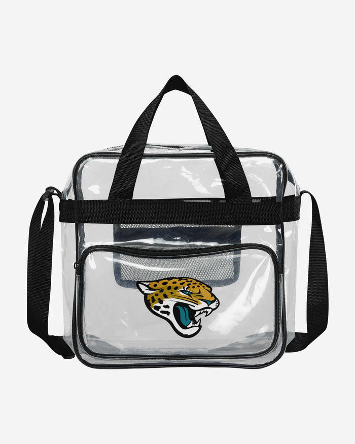 Jacksonville Jaguars Clear High End Messenger Bag FOCO - FOCO.com