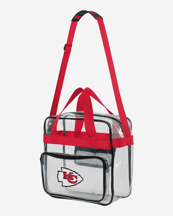 Kansas City Chiefs Clear High End Messenger Bag FOCO - FOCO.com