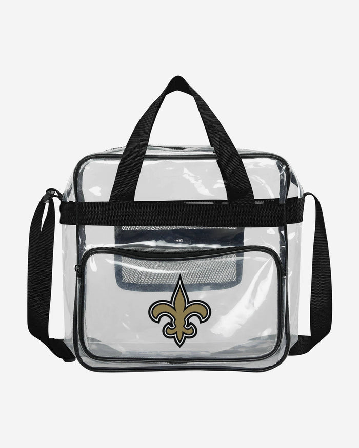 New Orleans Saints Clear Messenger Bag FOCO - FOCO.com