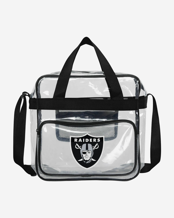 Las Vegas Raiders Clear Messenger Bag FOCO - FOCO.com