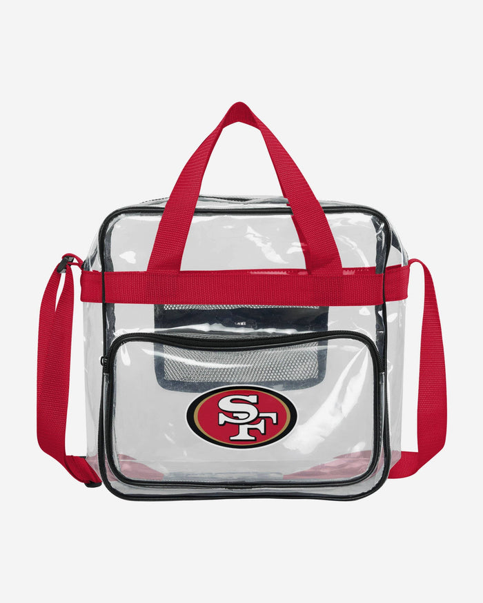 San Francisco 49ers Clear High End Messenger Bag FOCO - FOCO.com