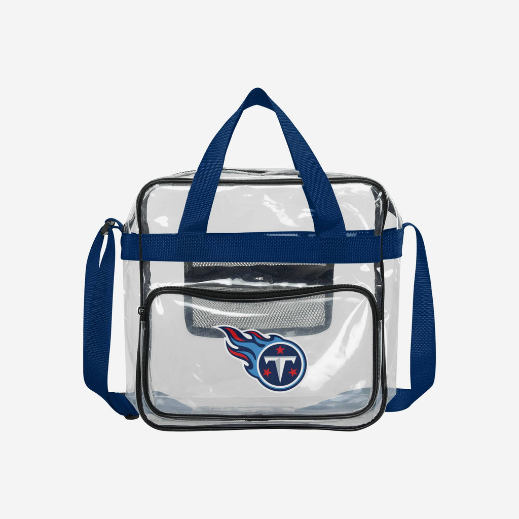 Tennessee Titans Clear High End Messenger Bag FOCO - FOCO.com