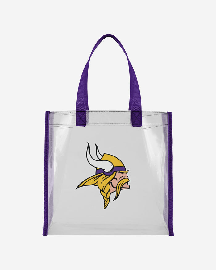 Minnesota Vikings Clear Reusable Bag FOCO - FOCO.com