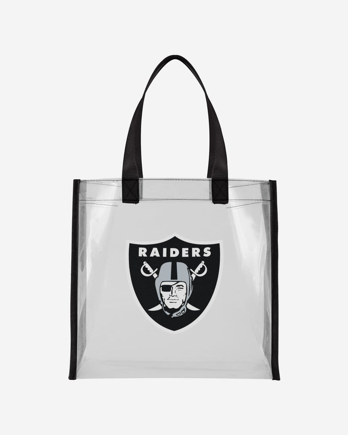 Oakland Raiders Clear Reusable Bag FOCO - FOCO.com