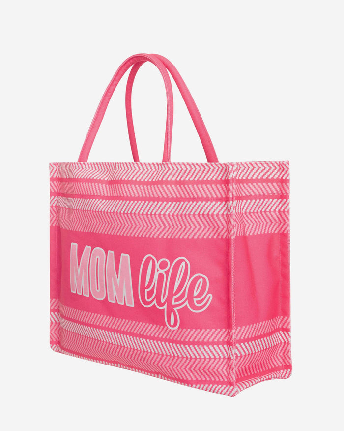 Mom Life Stitch Pattern Canvas Tote Bag FOCO - FOCO.com