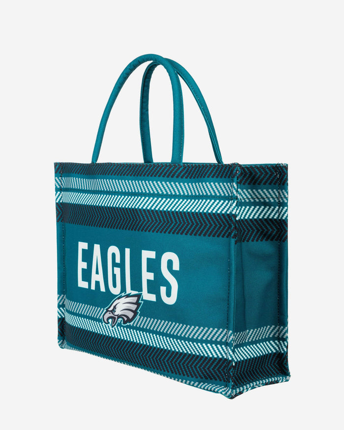 Philadelphia Eagles Stitch Pattern Canvas Tote Bag FOCO - FOCO.com