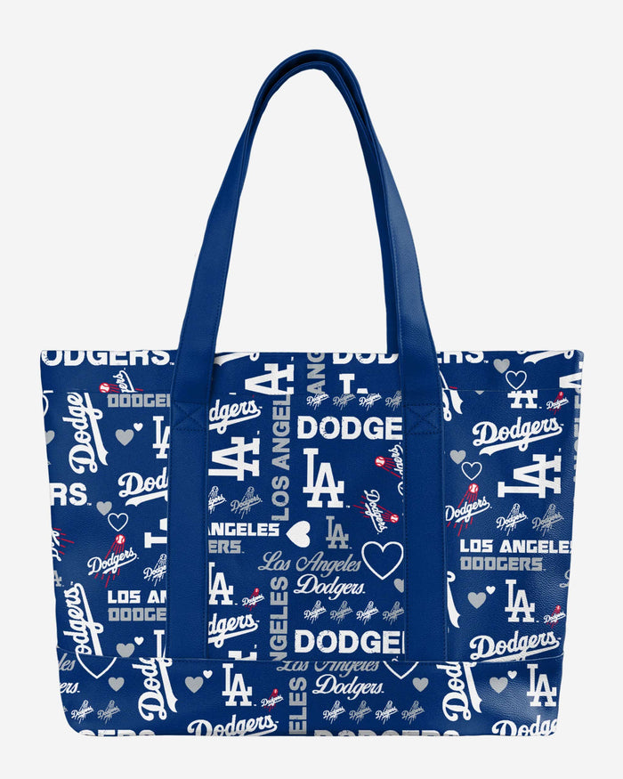 Los Angeles Dodgers Logo Love Tote Bag FOCO - FOCO.com