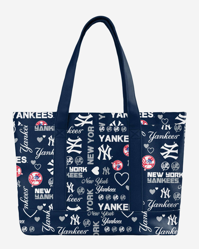 New York Yankees Logo Love Tote Bag FOCO - FOCO.com