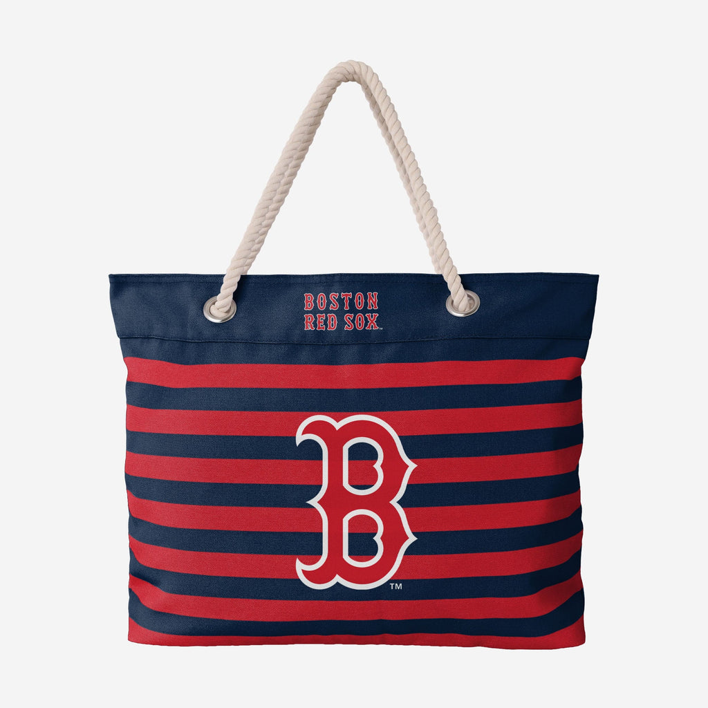 Boston Red Sox Nautical Stripe Tote FOCO - FOCO.com