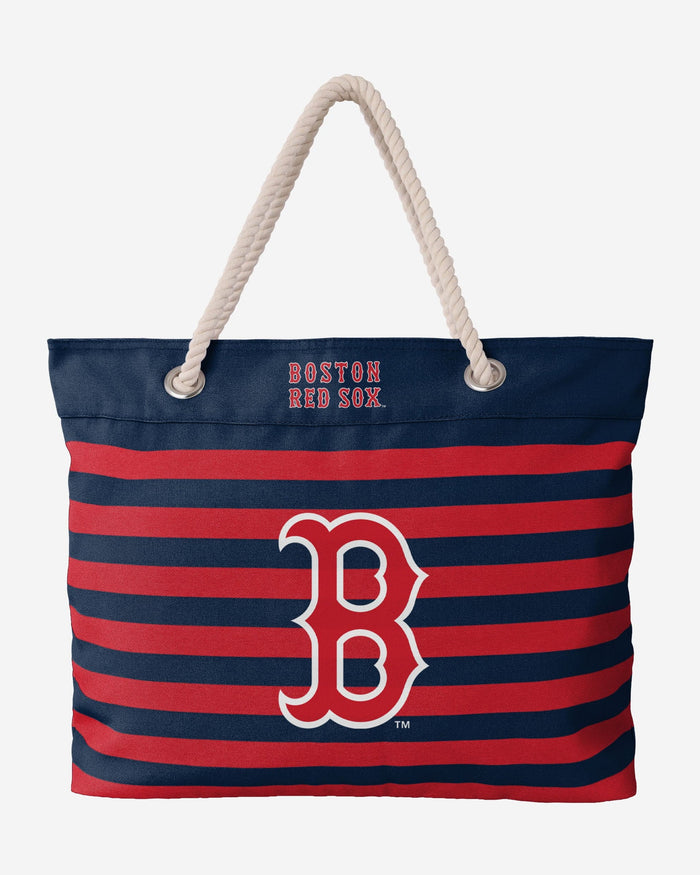 Boston Red Sox Nautical Stripe Tote FOCO - FOCO.com