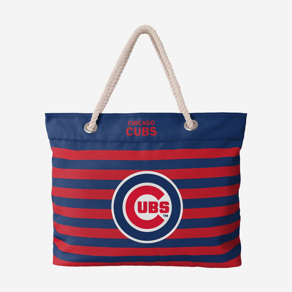 Chicago Cubs Nautical Stripe Tote Bag FOCO - FOCO.com