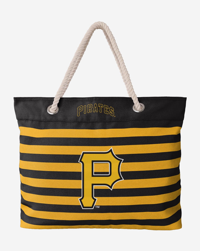 Pittsburgh Pirates Nautical Stripe Tote Bag FOCO - FOCO.com